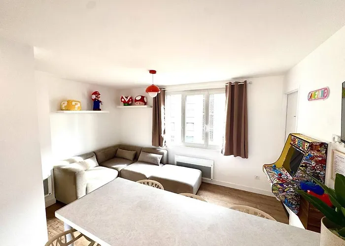 L'arcade Retro - 6 Pers - Proche Centre Et Gare Appartement *