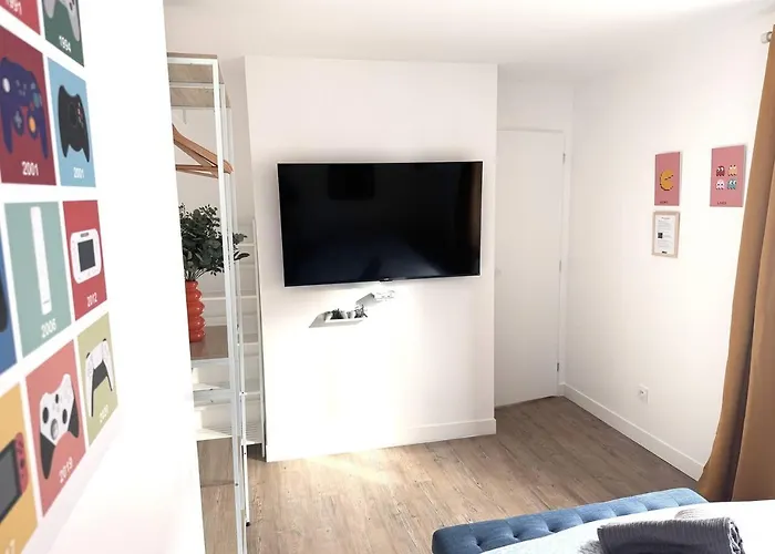 L'arcade Retro - 6 Pers - Proche Centre Et Gare דירה